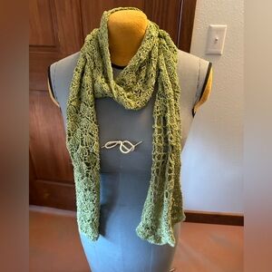 Handmade Green Scarf